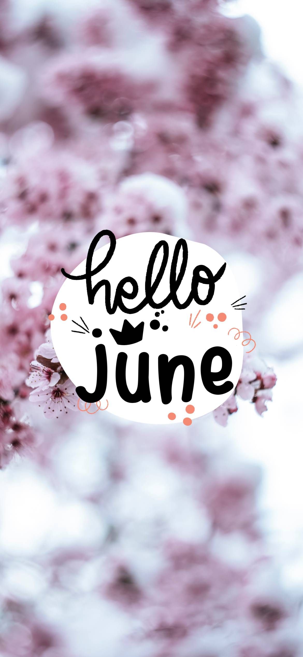 Hello June wallpaper for your phone. - June