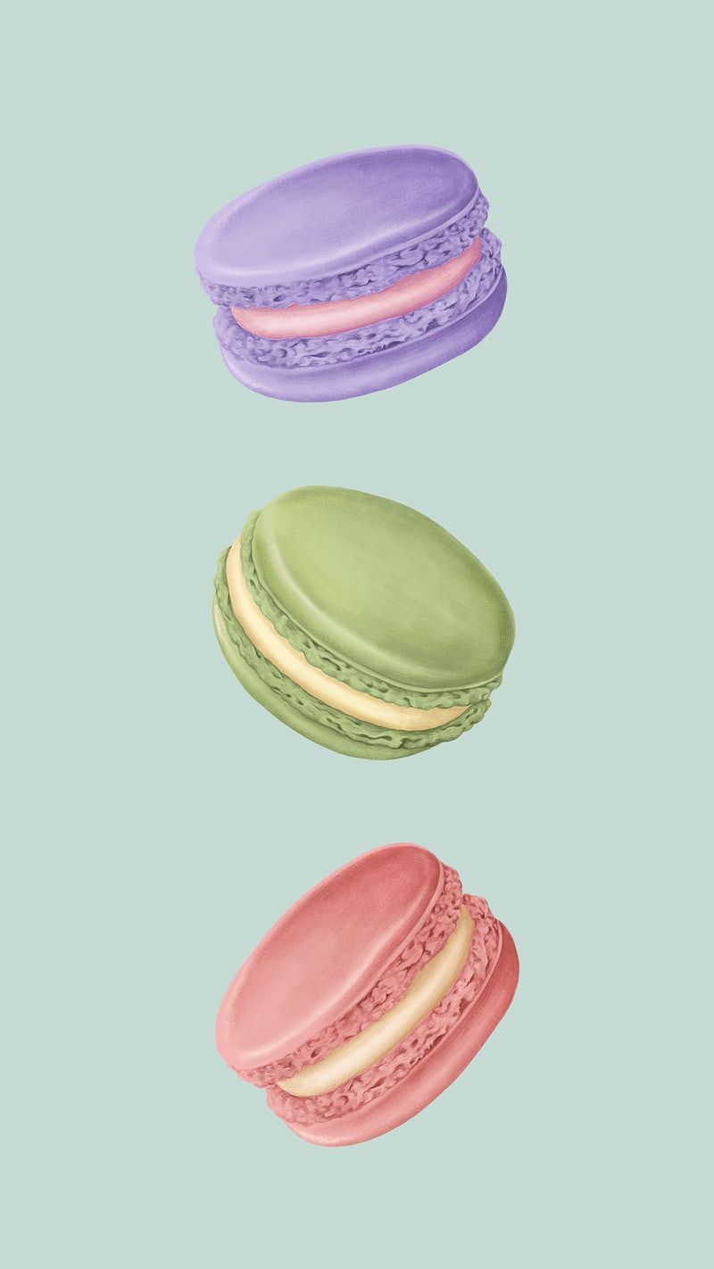 Macaron Image Wallpaper