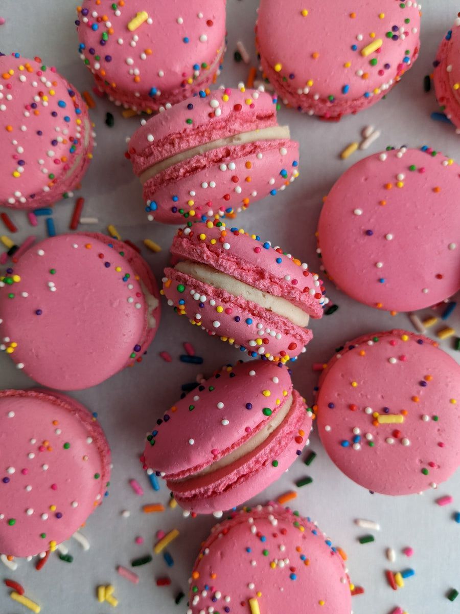 Cake Batter Macarons