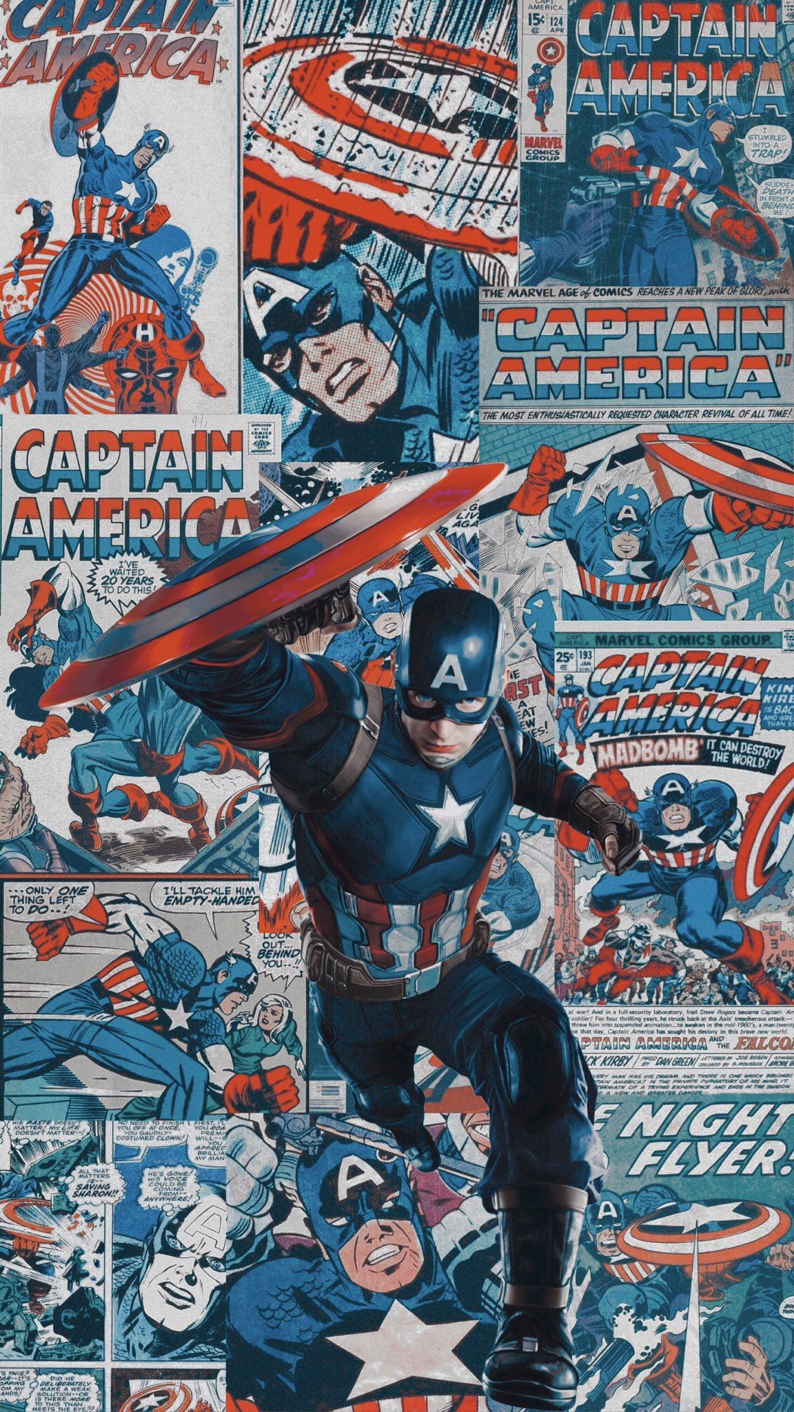 Captain America iPhone Wallpaper with high-resolution 1080x1920 pixel. You can use this wallpaper for your iPhone 5, 6, 7, 8, X, XS, XR backgrounds, Mobile Screensaver, or iPad Lock Screen - Captain America