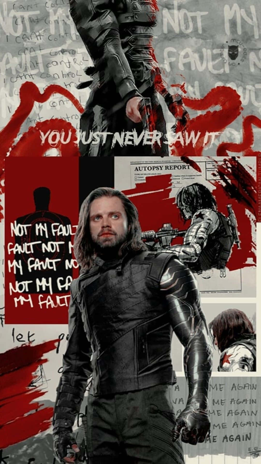Download Get the latest Bucky Barnes iPhone Wallpaper