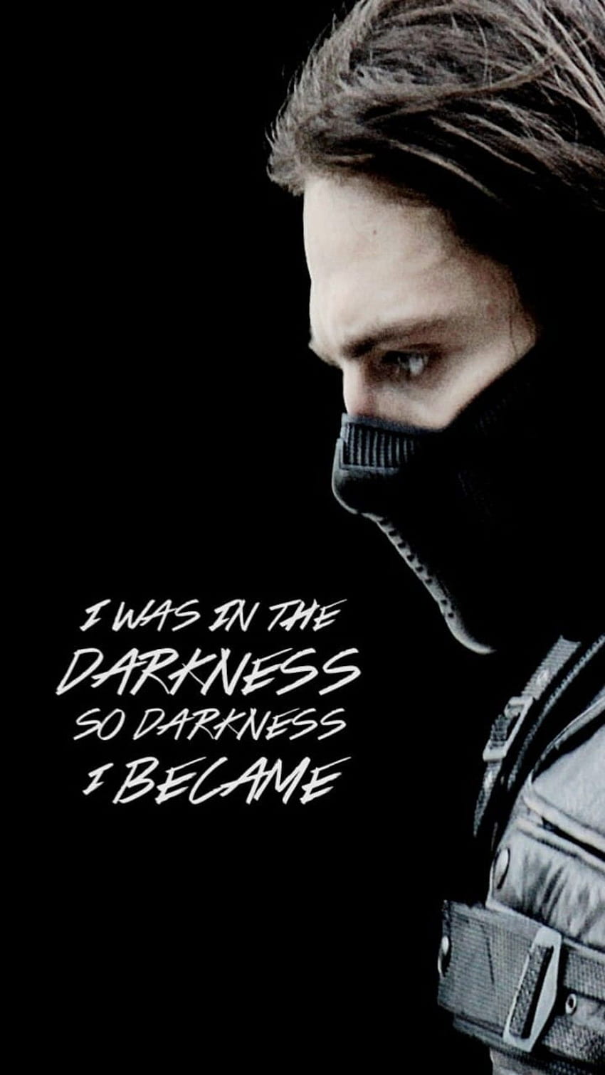 Winter Soldier wallpaper I made for my phone! - Bucky Barnes