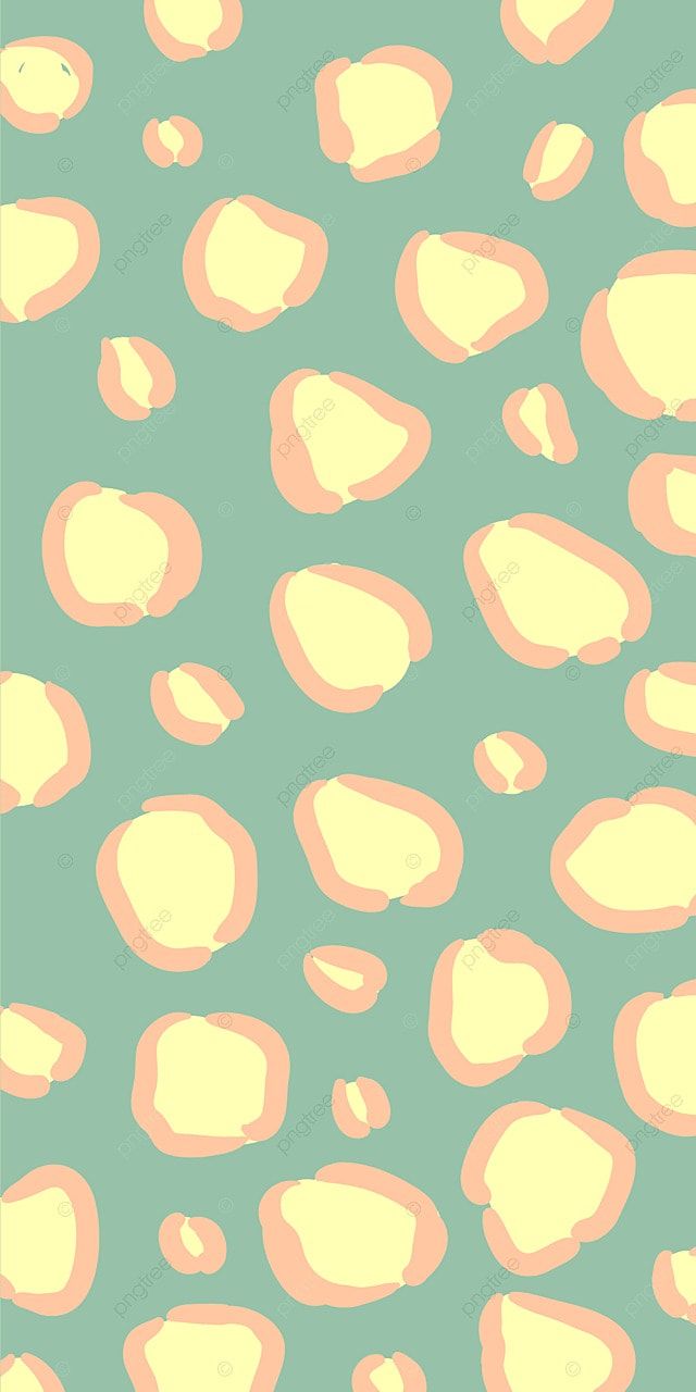 Cute Leopard Print Mobile Wallpaper In Soft Pastel Color Background Wallpaper Image For Free Download
