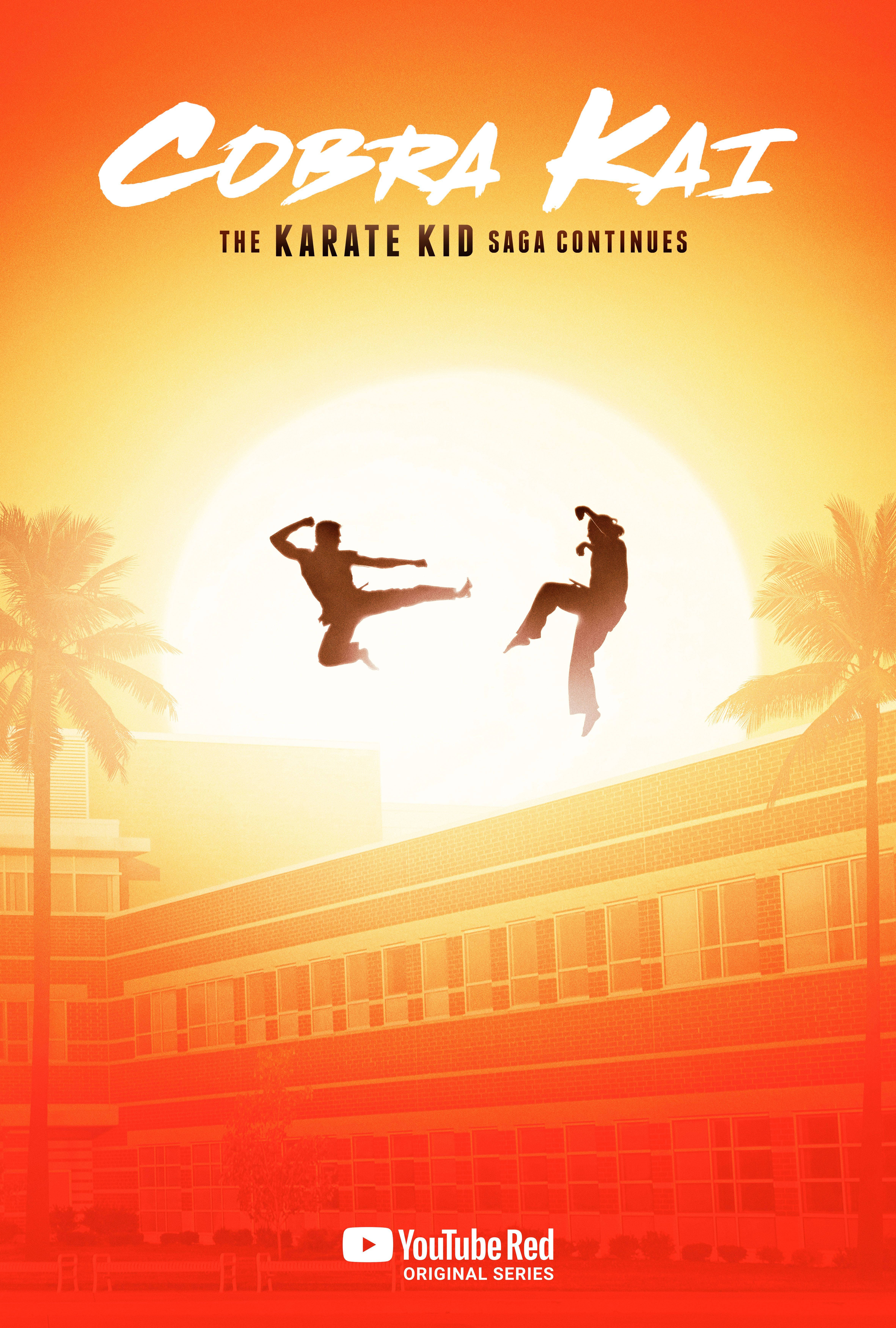 Download Strike first and strike hard against enemies in the shadows with Cobra Kai. Wallpaper