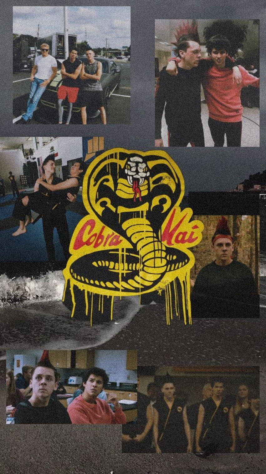 Download Get ready to bring the heat with the Cobra Kai Phone Wallpaper