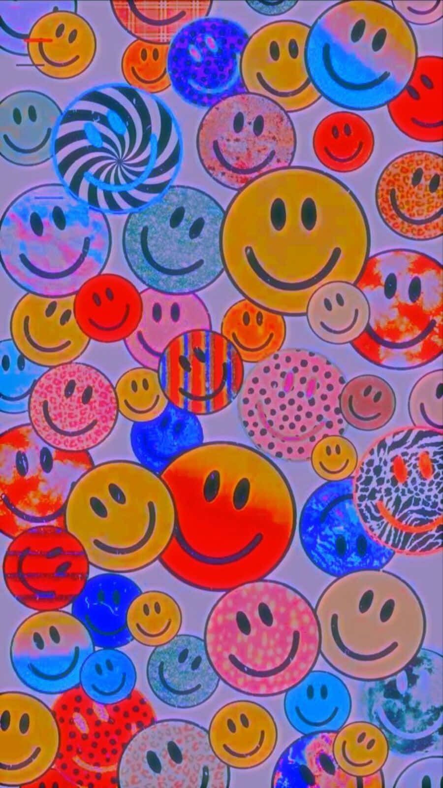 Download Aesthetic Smiley Face Wallpaper