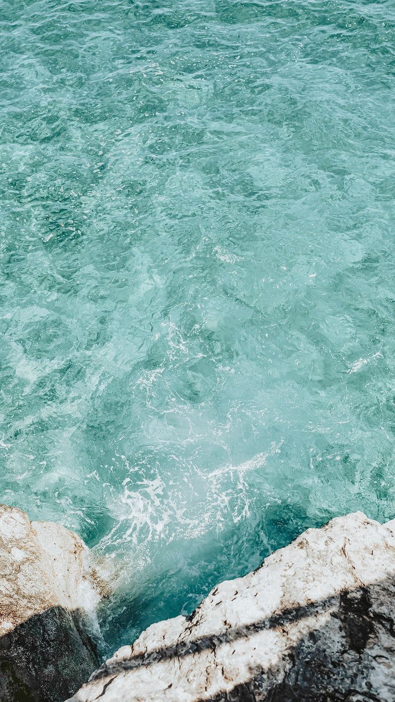 Beach phone wallpaper background, HD