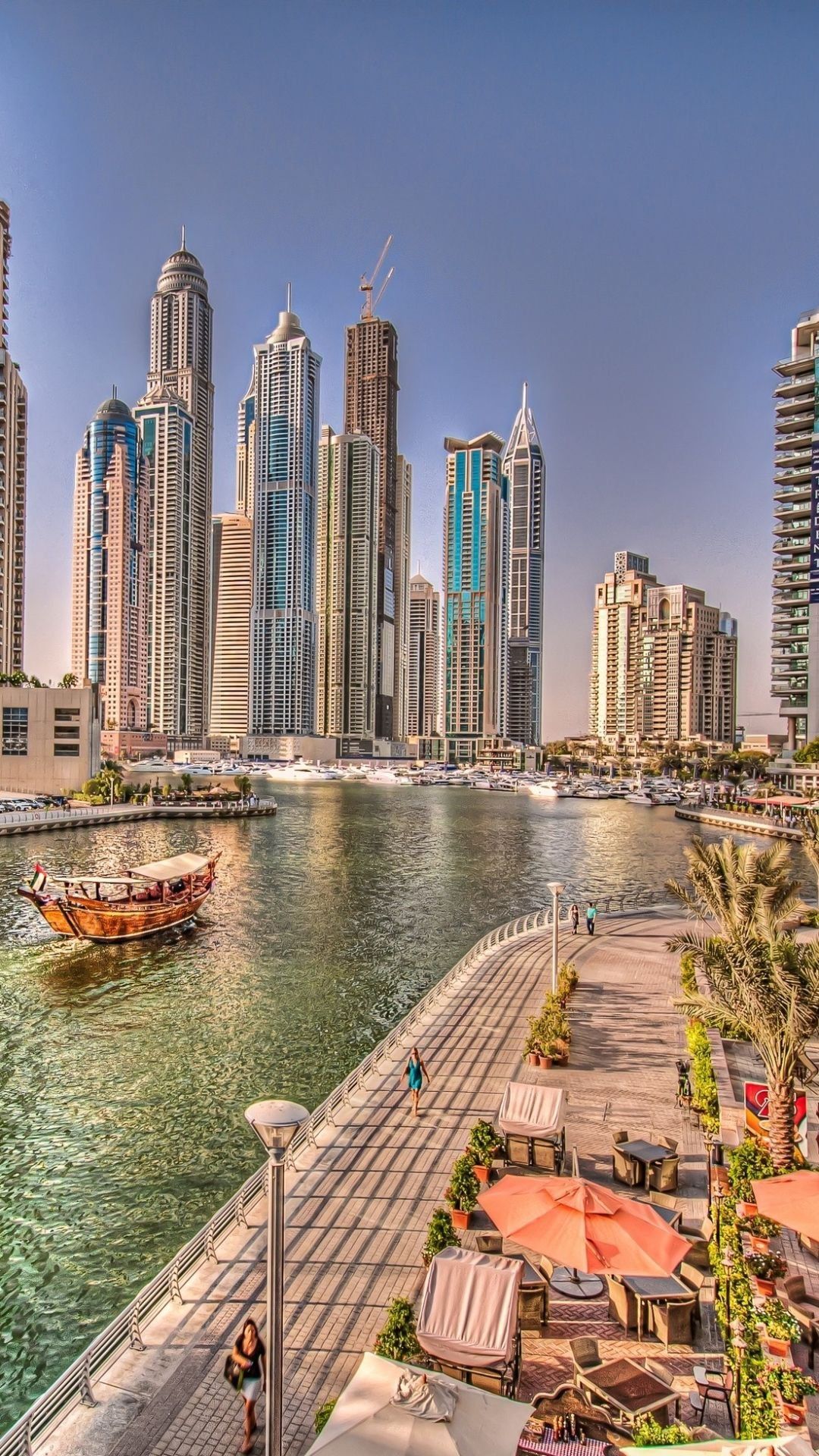 Aesthetic dubai landscape Wallpaper Download