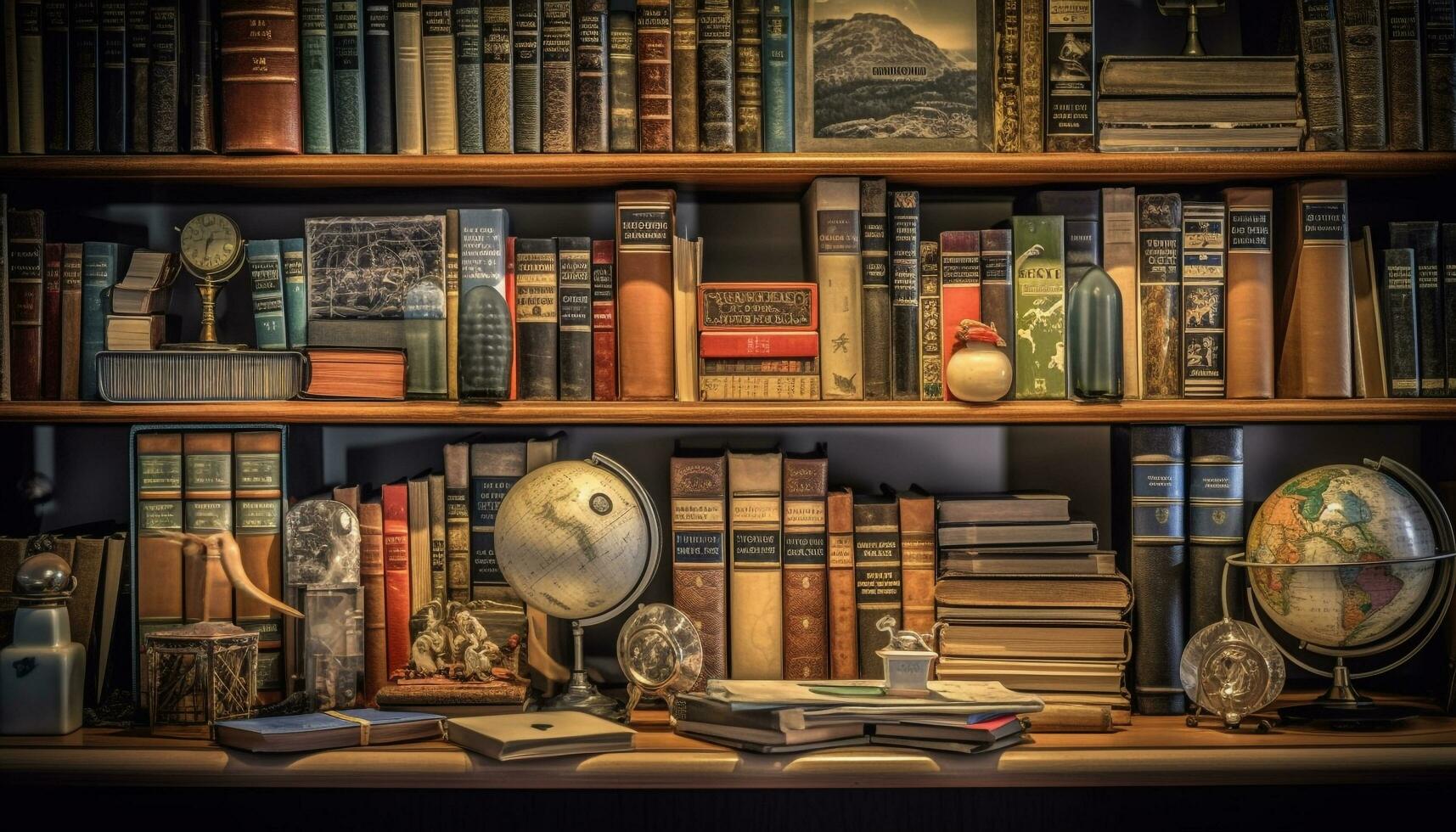 Old Bookshelf , Image and Background for Free Download