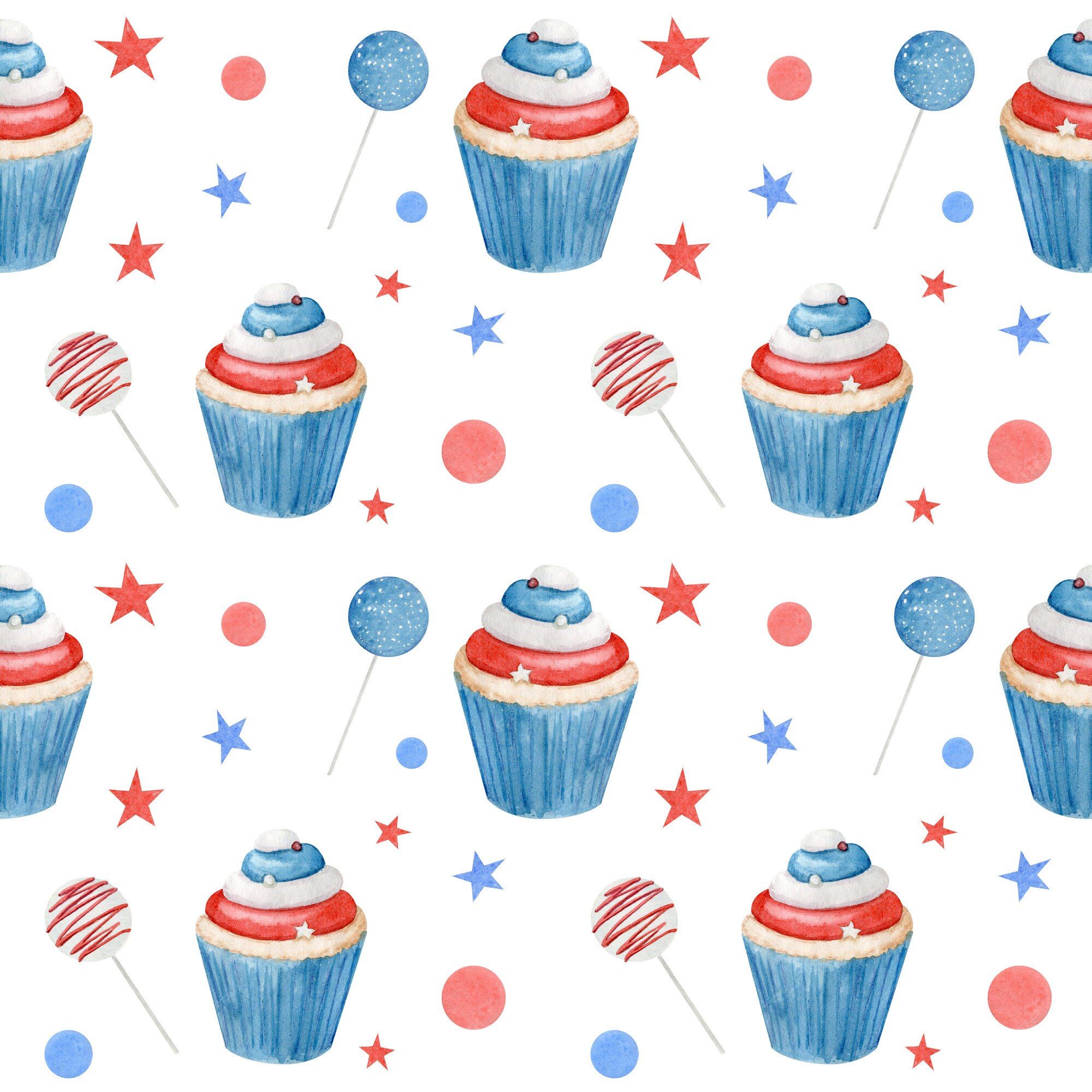 Cupcakes Print Image
