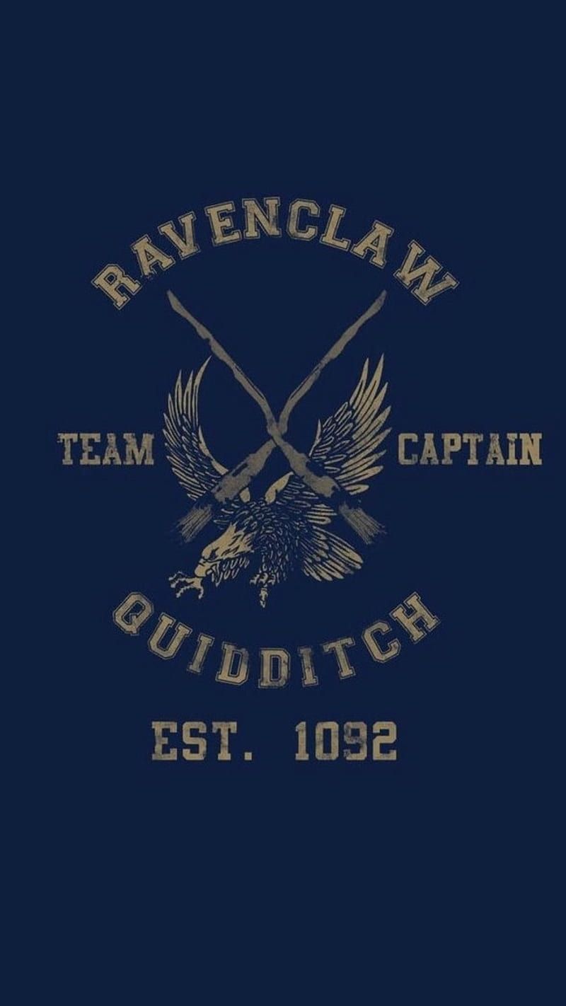 Harry Potter Ravenclaw Team Captain Quidditch Est 1092 wallpaper for iPhone. - Ravenclaw
