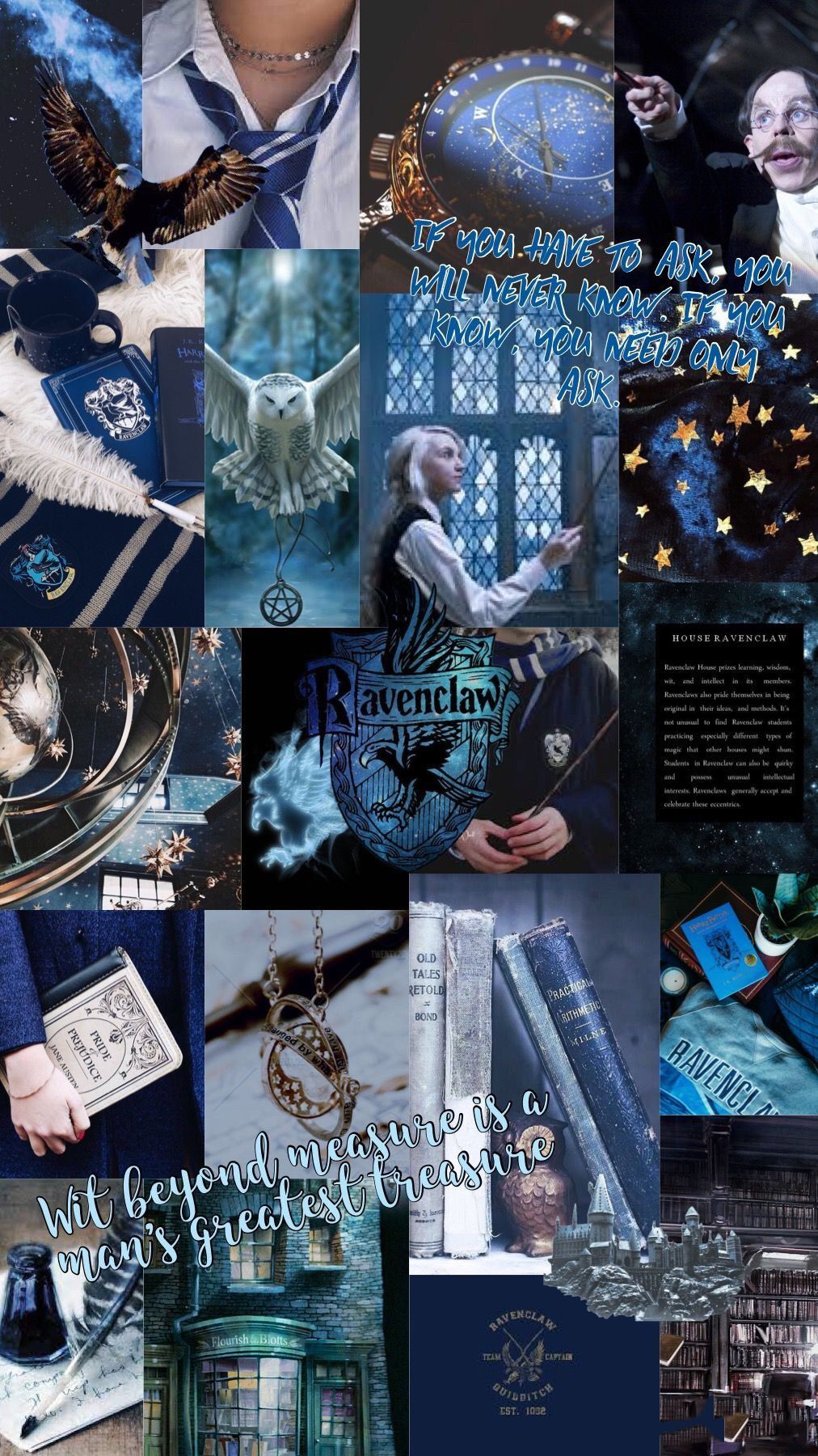 Ravenclaw aesthetic wallpaper