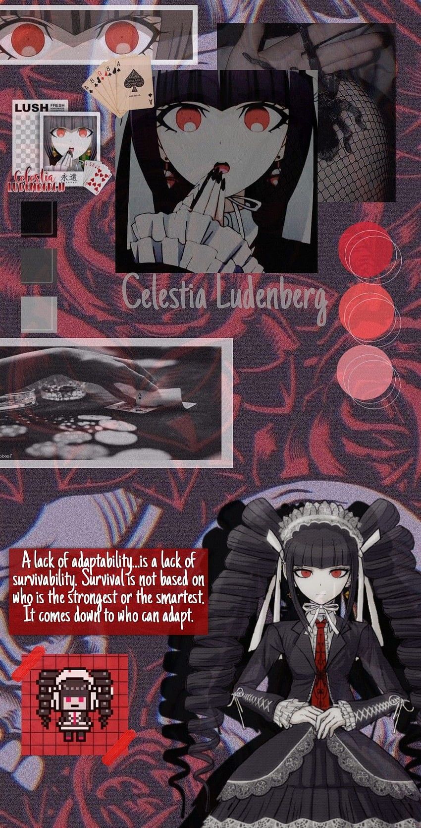 Celestia ludenberg. Danganronpa characters, Danganronpa aesthetic celestia, Danganronpa, Celestia Ludenberg Phone HD phone wallpaper