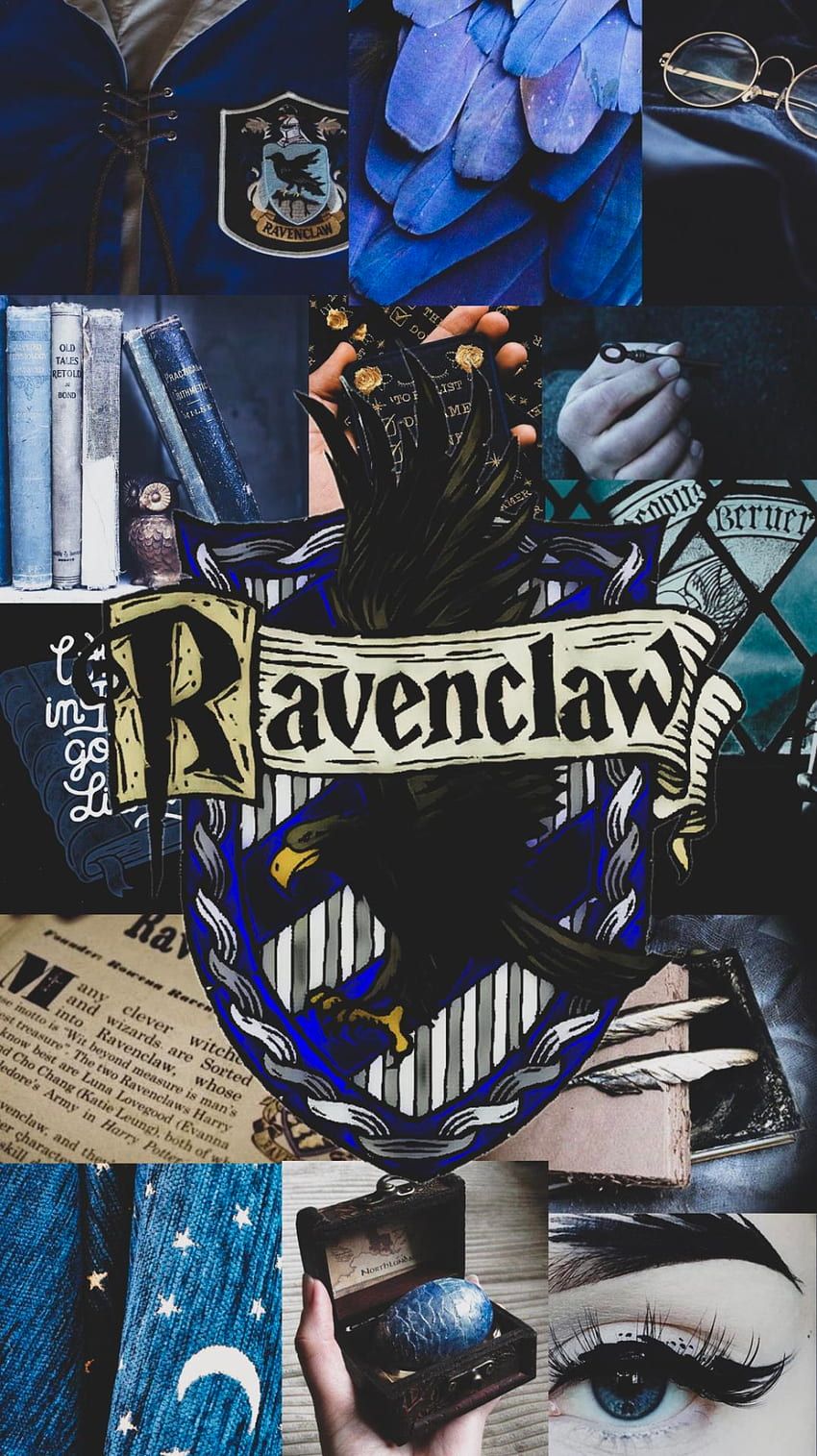 A collage of Ravenclaw themed images. - Ravenclaw