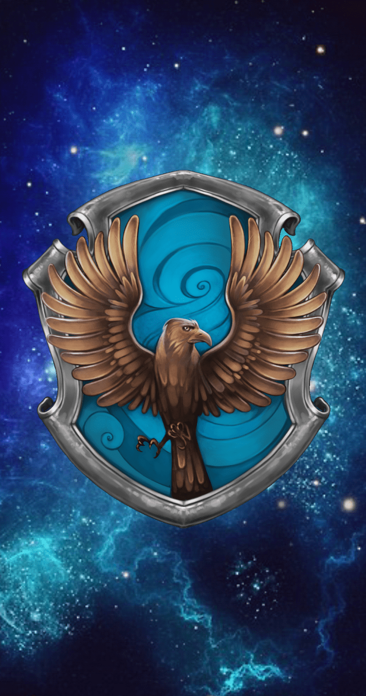 A digital painting of the ravenclaw house crest from Harry Potter - Ravenclaw