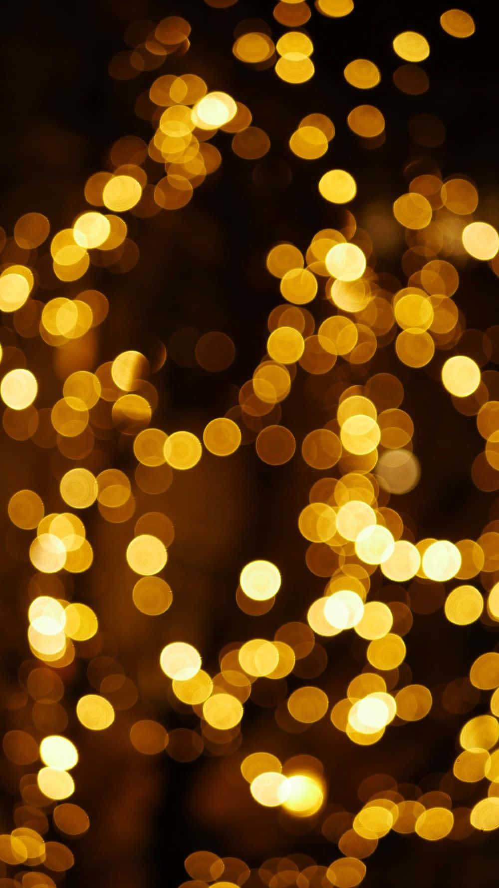 Download Christmas Light Blurry Yellow Aesthetic Picture