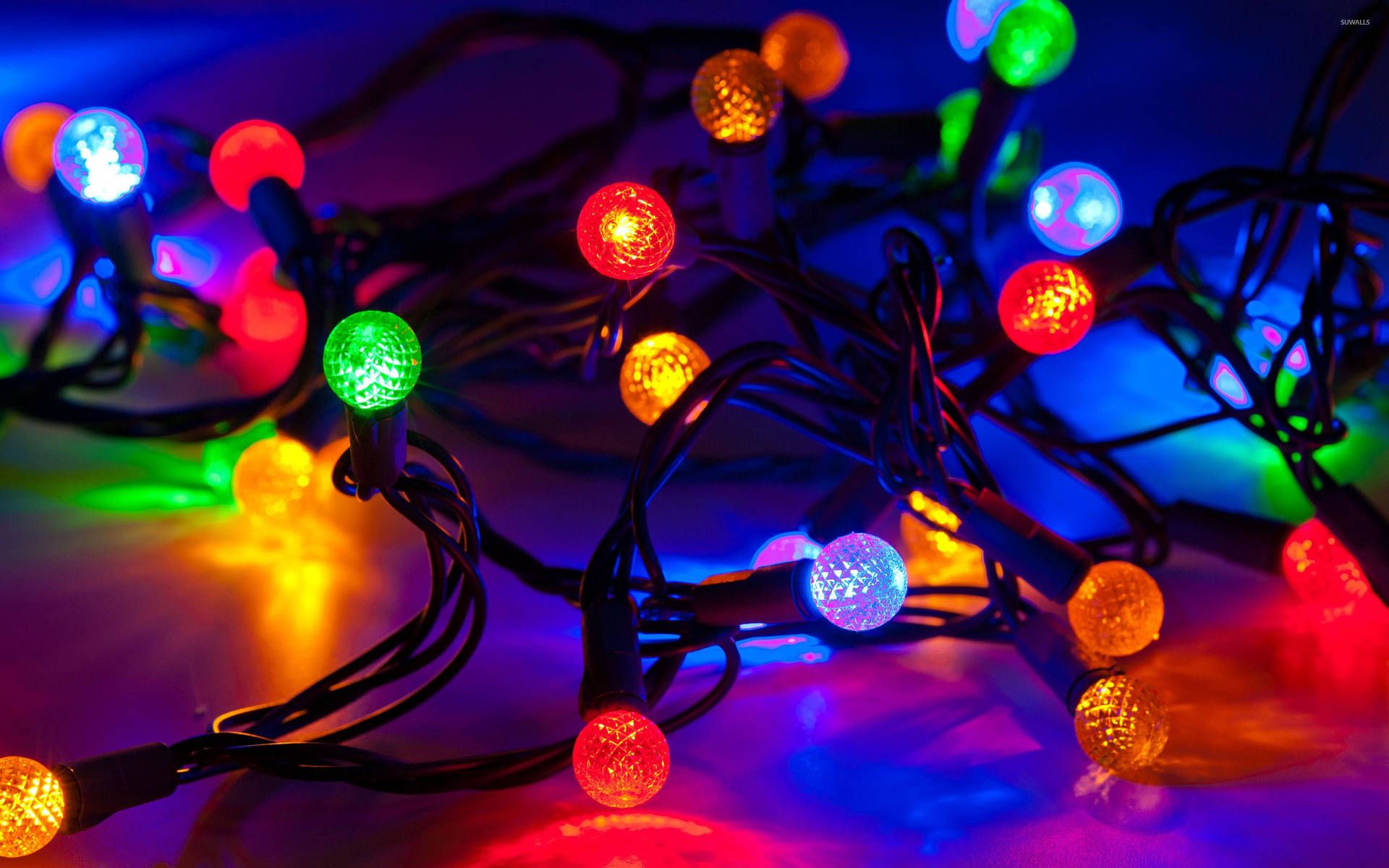 A colorful string of Christmas lights wallpaper 1920x1200 Christmas 1920x1200 - Christmas lights