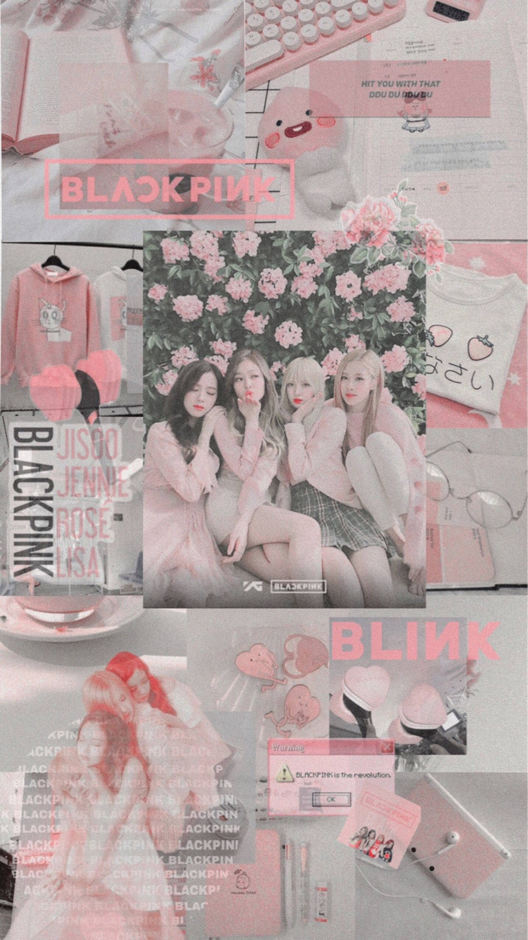 Download Cute Pink Blackpink Aesthetic Wallpaper