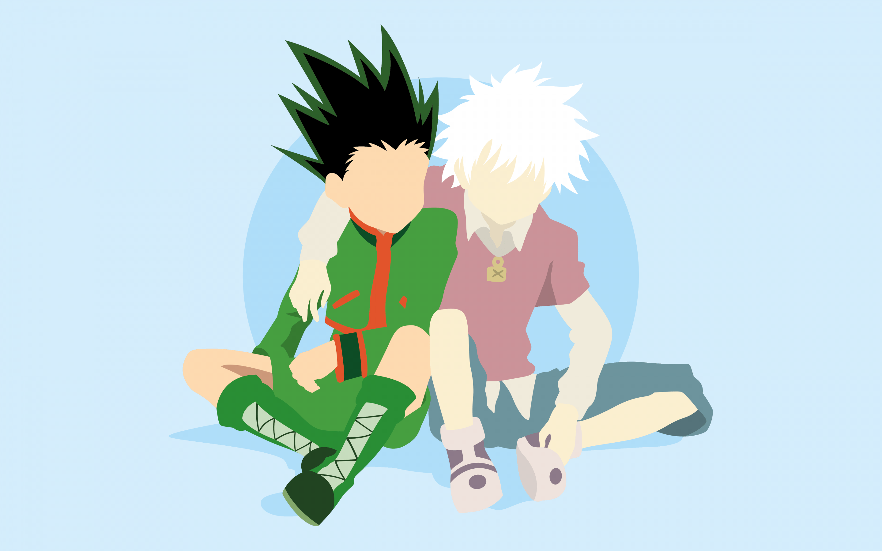 Gon Freecss Wallpaper 4K, Killua Zoldyck, Hunter x Hunter