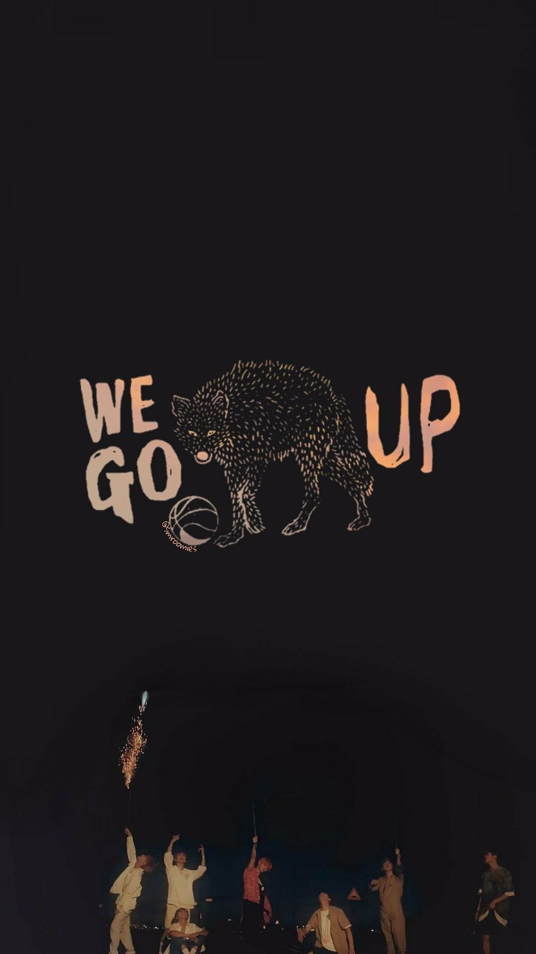 Wallpaper for iPhone and Android of the we go up concert - NCT