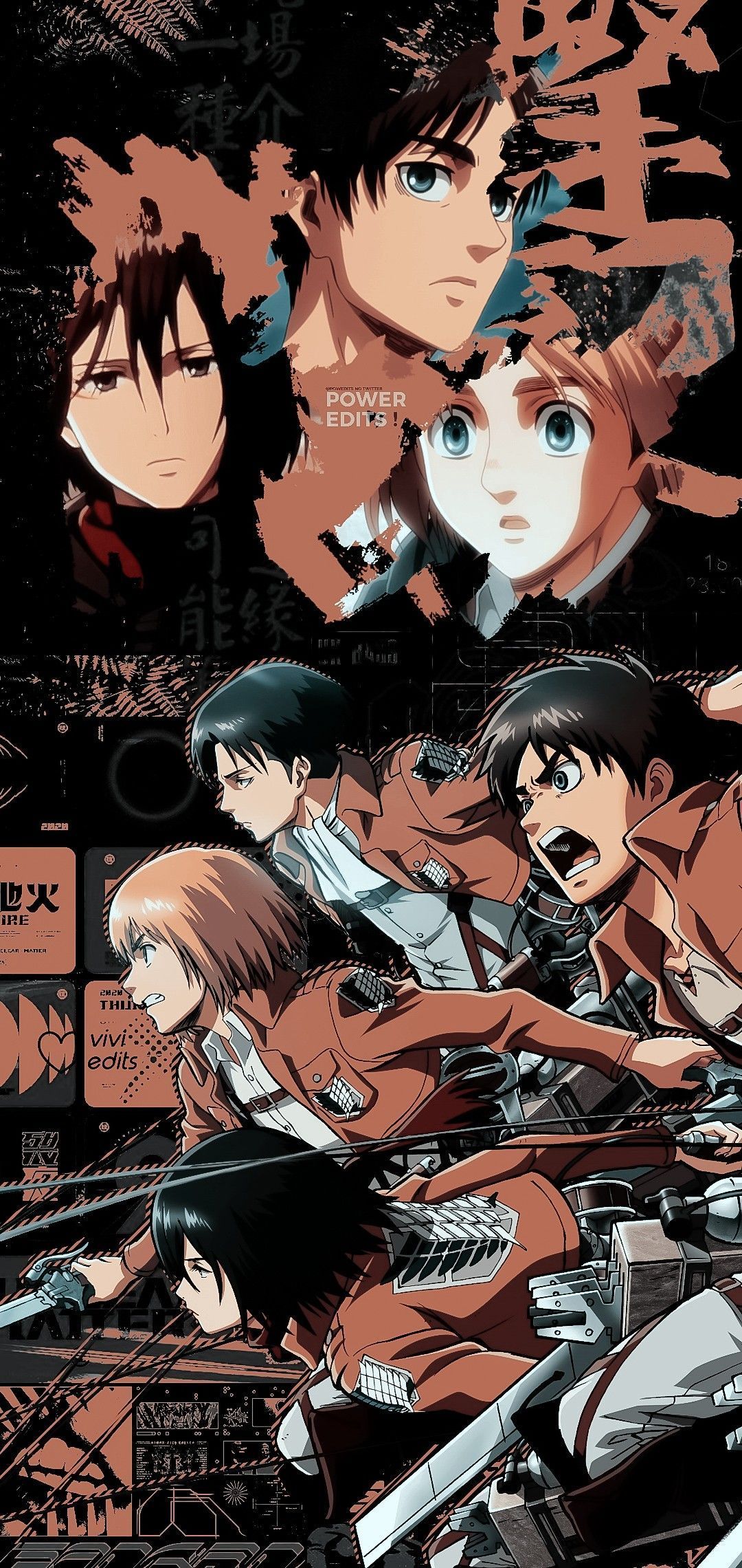 Power Edits on Twitter. Anime wallpaper, Cool anime wallpaper, Aot wallpaper