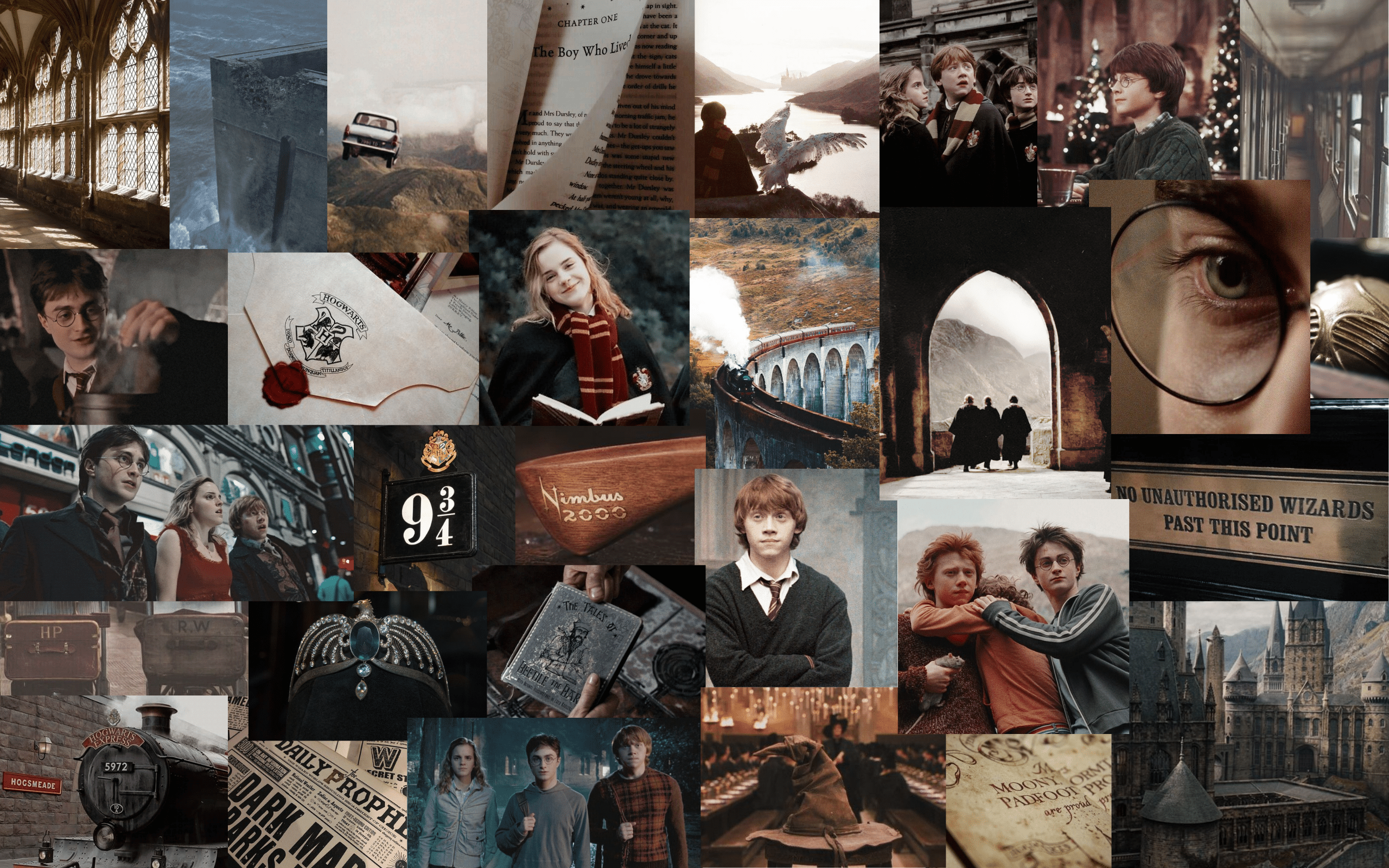 A collage of pictures from harry potter - Harry Potter, Hogwarts, Gryffindor