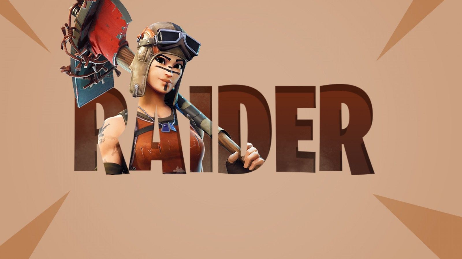 Renegade Raider Fortnite With Pickaxe HD Games Wallpaper