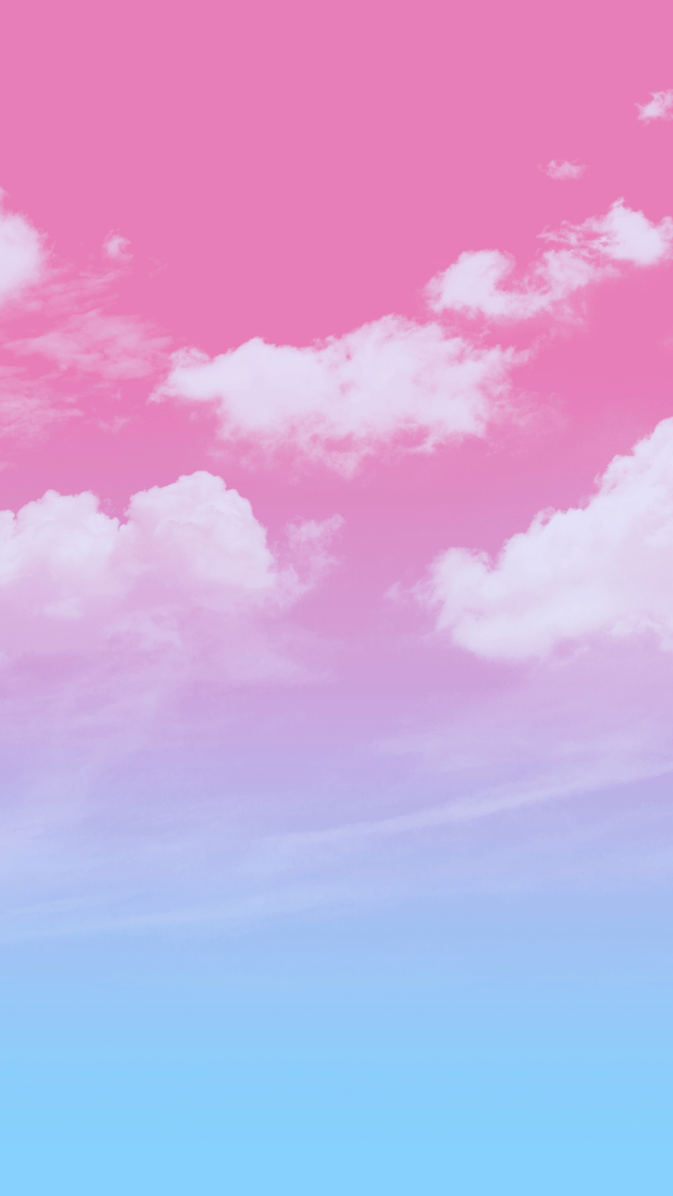 Aesthetic pastel wallpaper with a sky background. - Bisexual