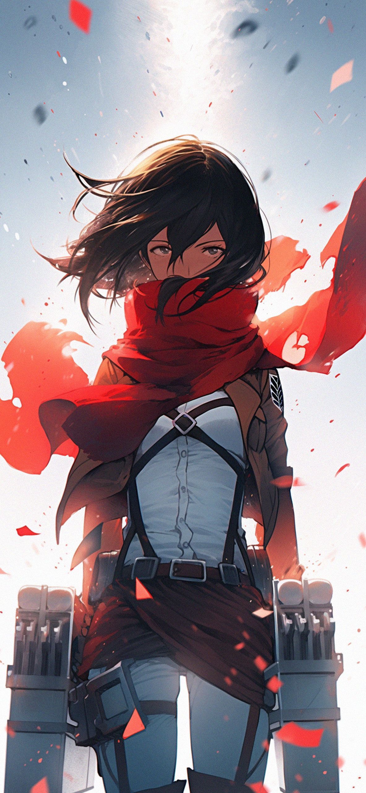 Attack On Titan Mikasa Art Wallpaper Anime Wallpaper iPhone