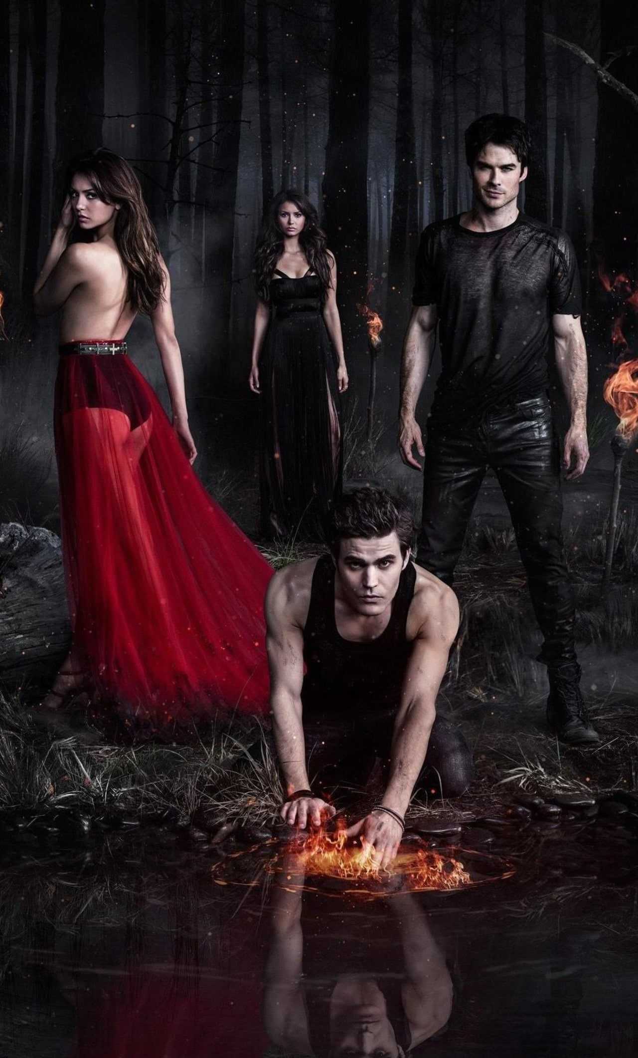The vampire diaries season 5 poster - Vampire