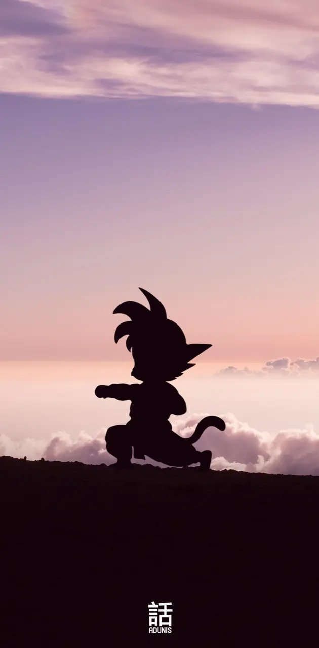 Goku in the clouds - Dragon Ball