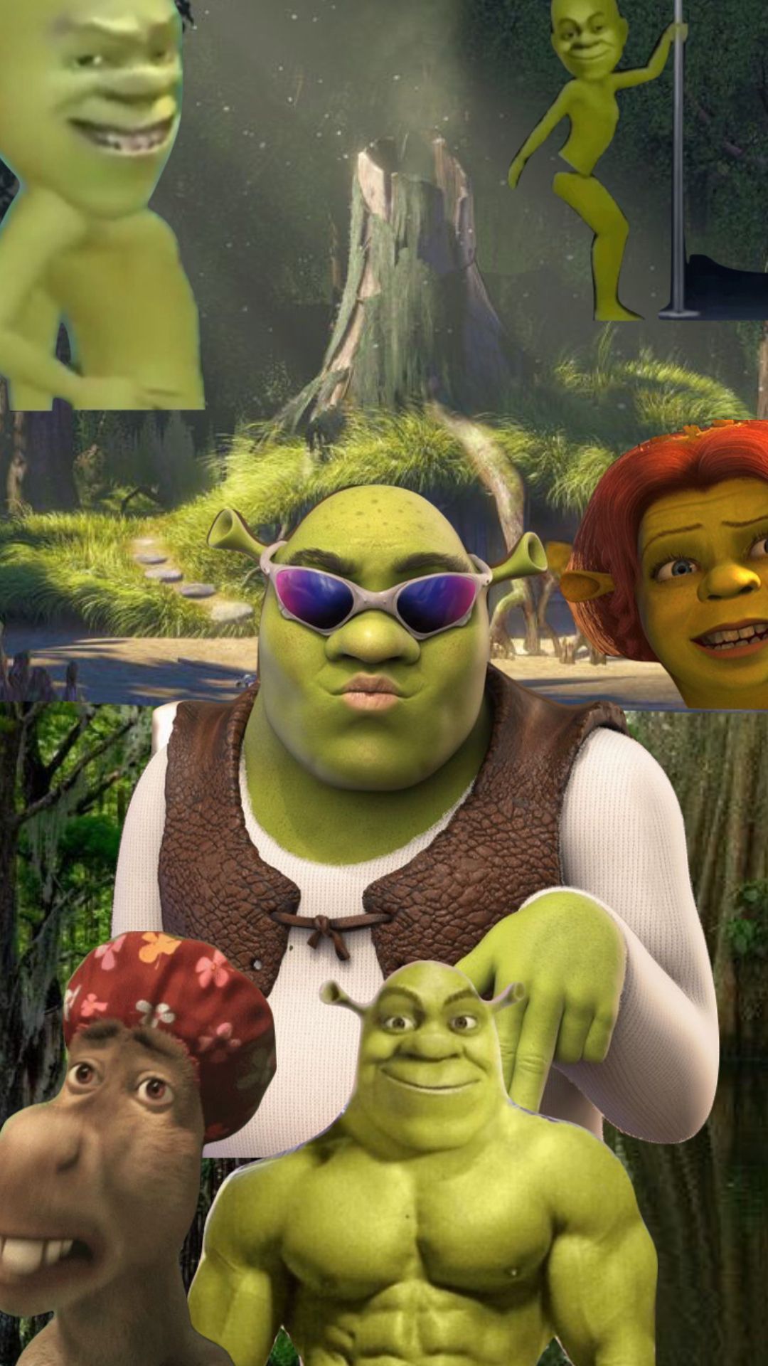 Shrek, weird image, Shrek funny. Do not mention downloads or free downloads - Shrek