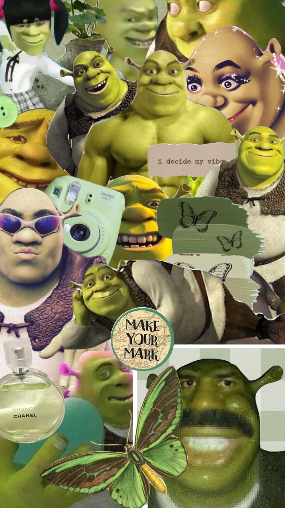 Shrek is my bae #shrek #shrekcore #shrekishot #green #shrekisloveshrekislife #shrekclub #collagegreen #collage