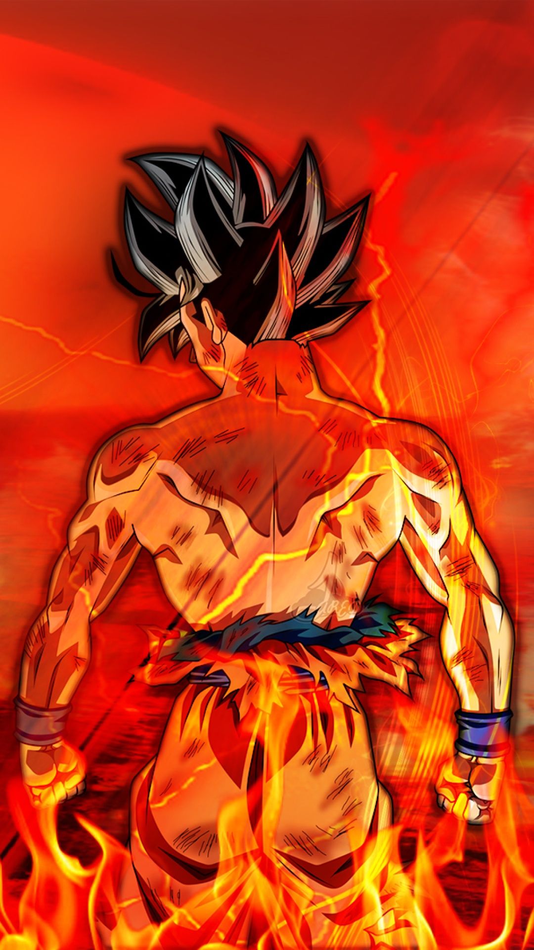 Wallpaper Goku SSJ4 iPhone with image resolution 1080x1920 pixel. You can make this wallpaper for your iPhone 5, 6, 7, 8, X backgrounds, Mobile Screensaver, or iPad Lock Screen - Goku