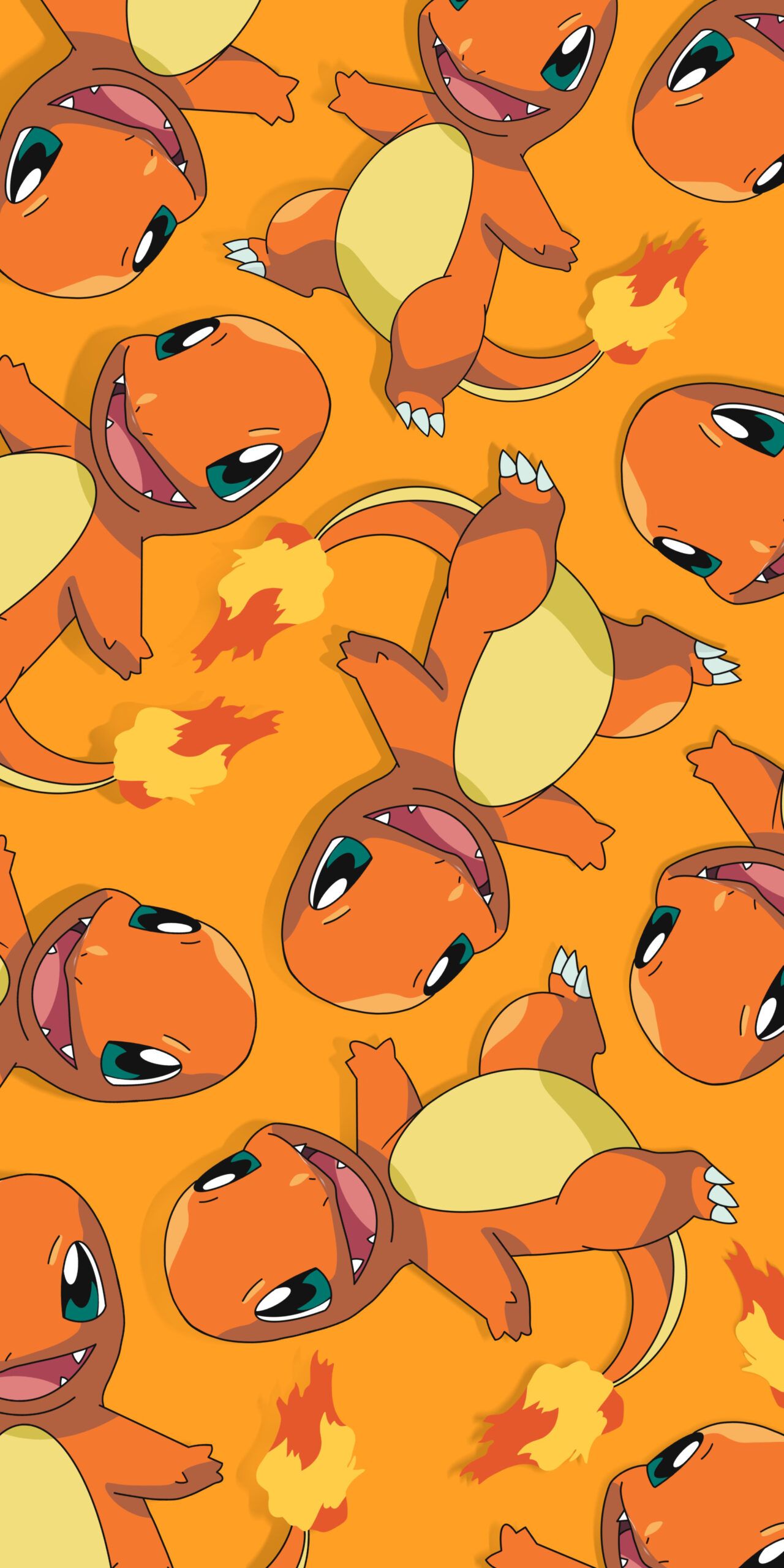 Pokémon Charmander Orange Wallpaper