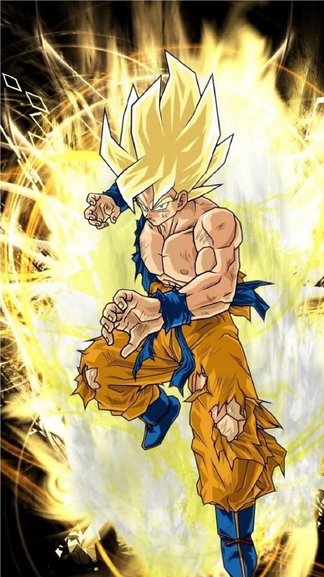 Goku Super Saiyan iPhone X Wallpaper HD 2023