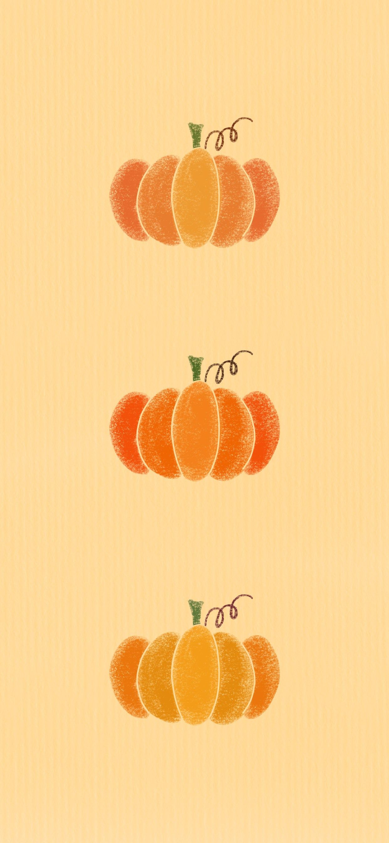 Pumpkin Smart Phone Wallpaper Digital Download
