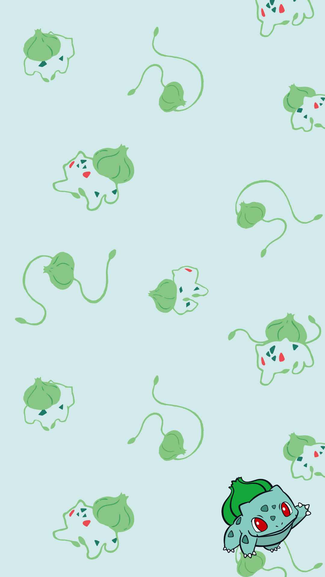 Dope pokemon phone wallpaper made from the patterns of the recent Original Stitch x Pokemon collab *First 250* wallpaper post