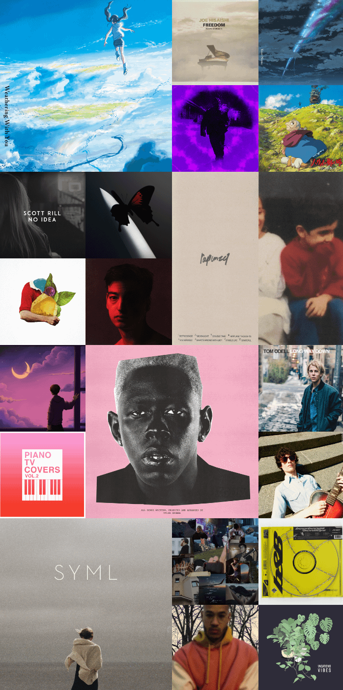 A collage of album covers from the 2010s. - Spotify