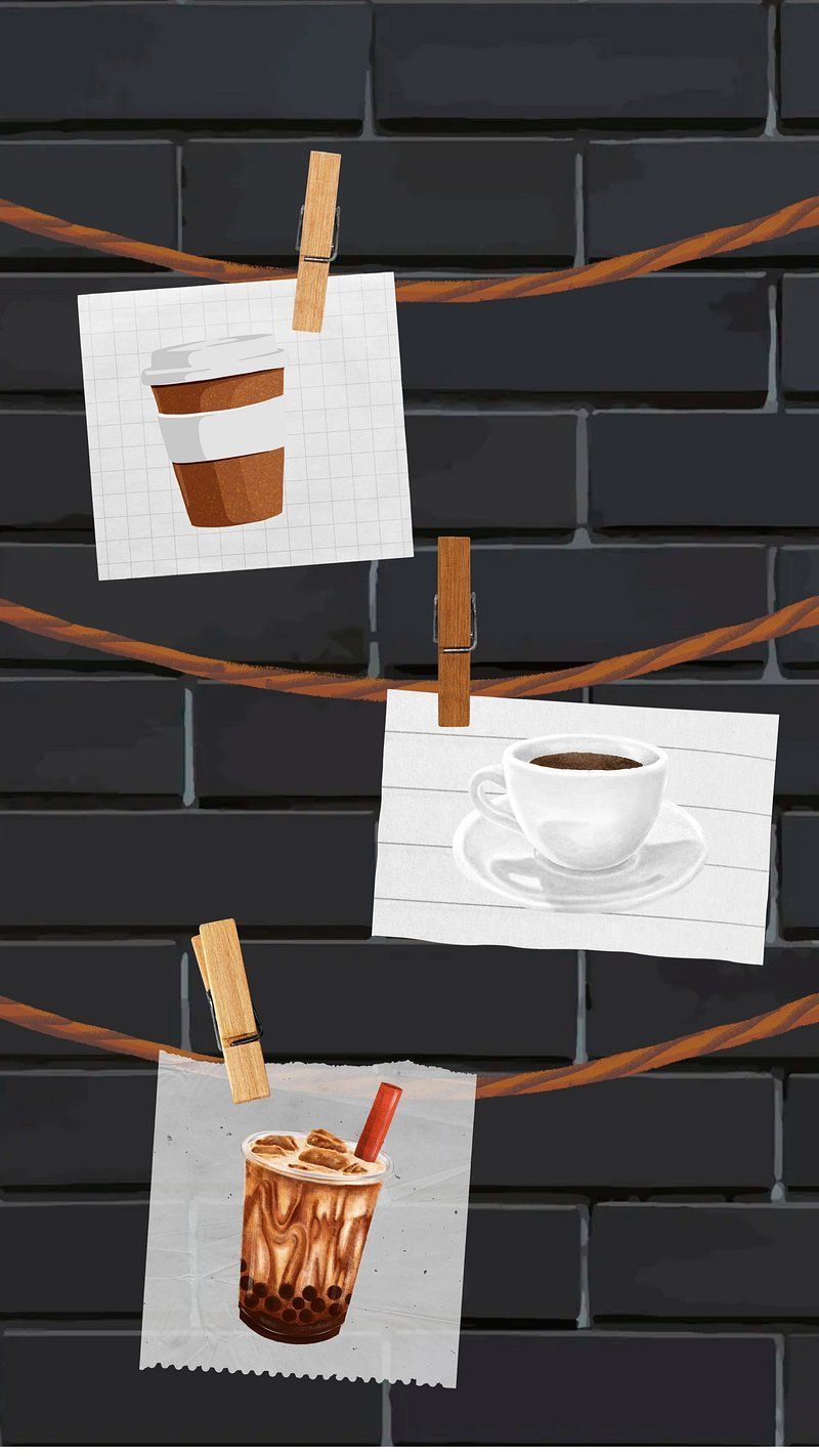 Coffee Aesthetic Wallpaper Illustration Image Wallpaper