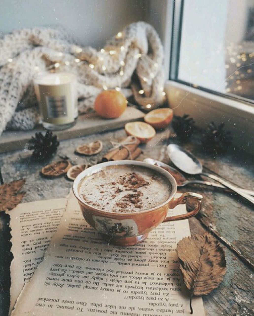 Aesthetic Coffee Christmas Wallpaper