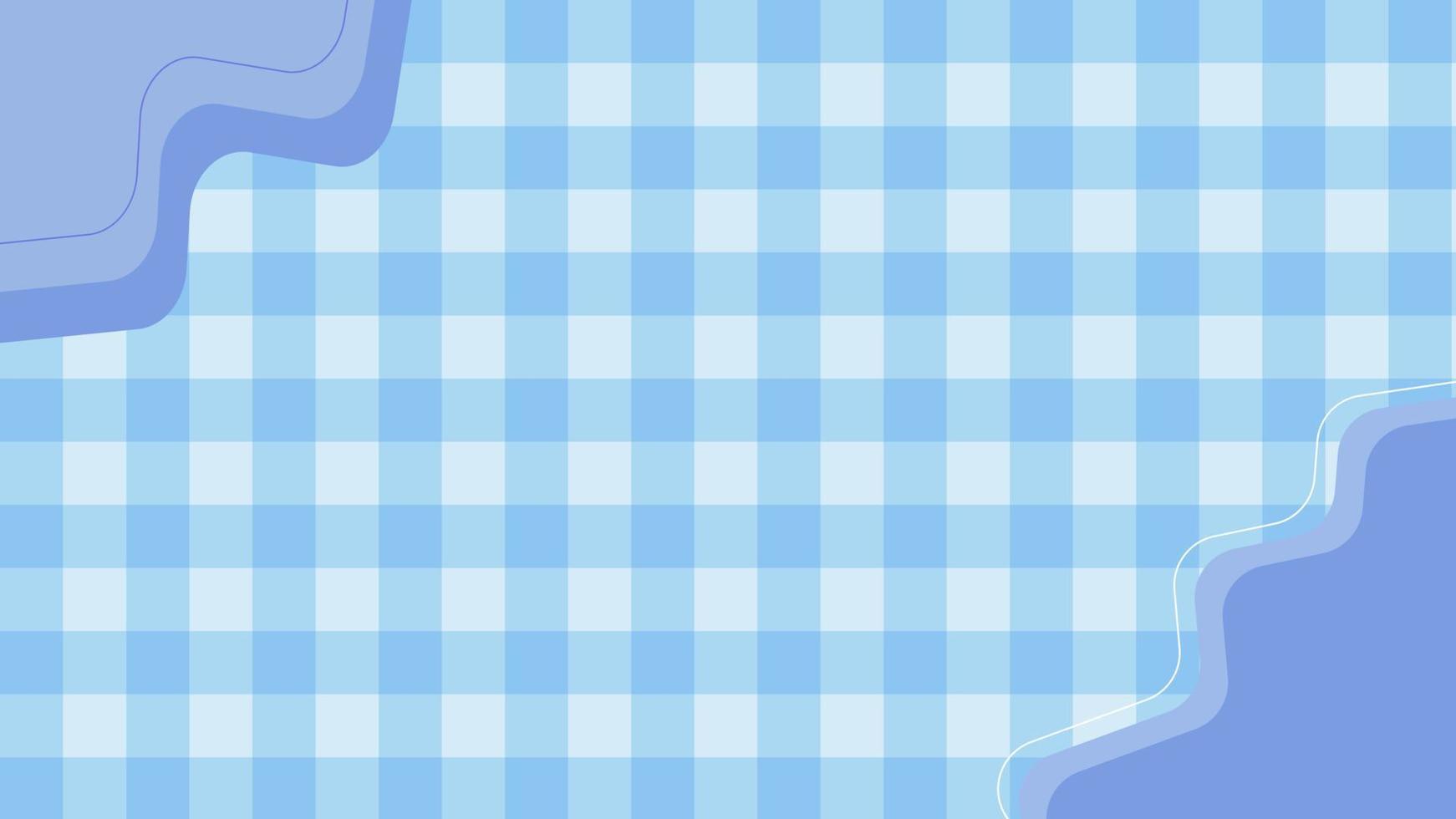 aesthetic cute pastel blue gingham, checkers, plaid, checkerboard wallpaper illustration, perfect for wallpaper, backdrop, postcard, background for your design