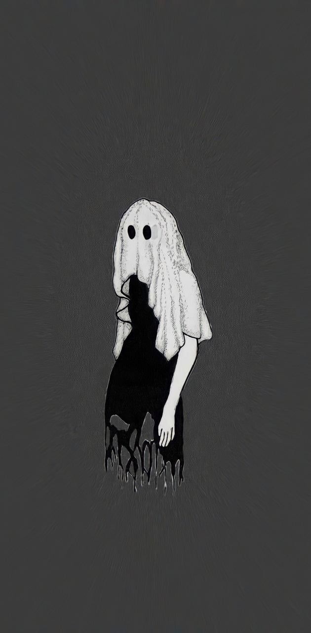 Aesthetic Halloween Ghost Wallpaper