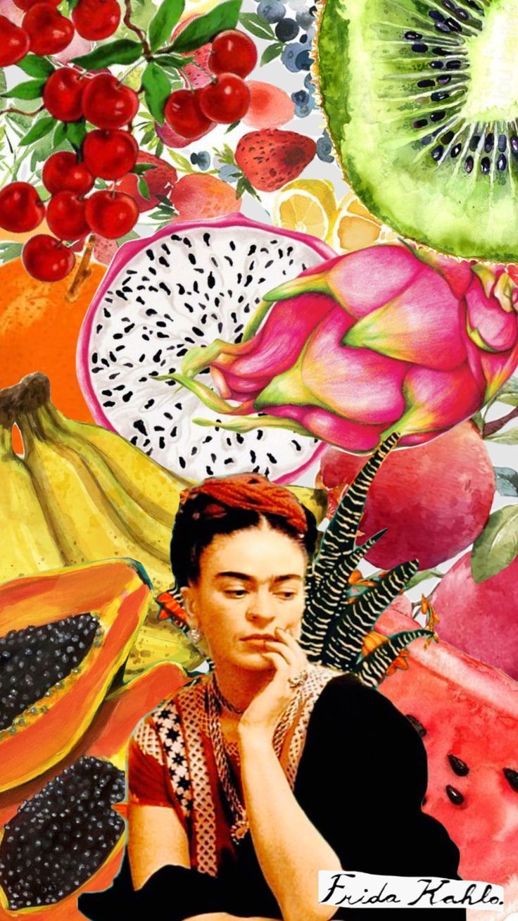 Mexico wallpaper, Frida kahlo art