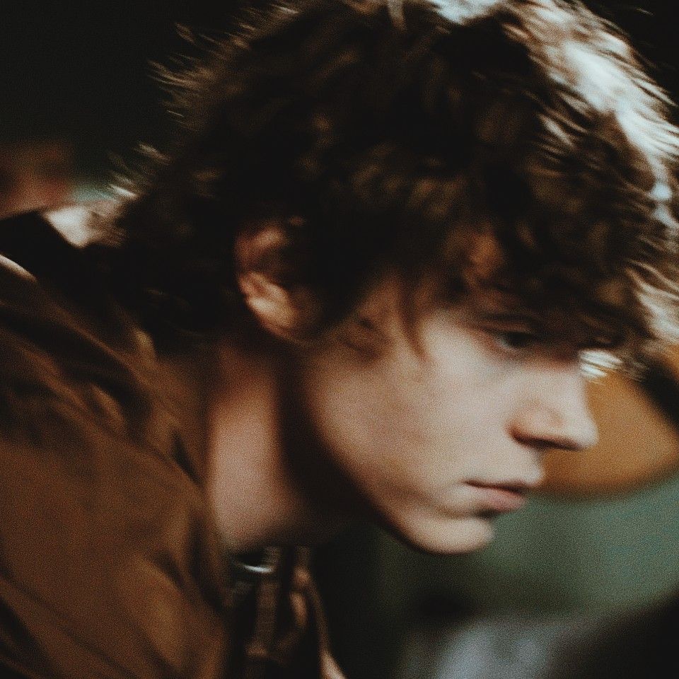 A close up of a person with brown hair - Evan Peters