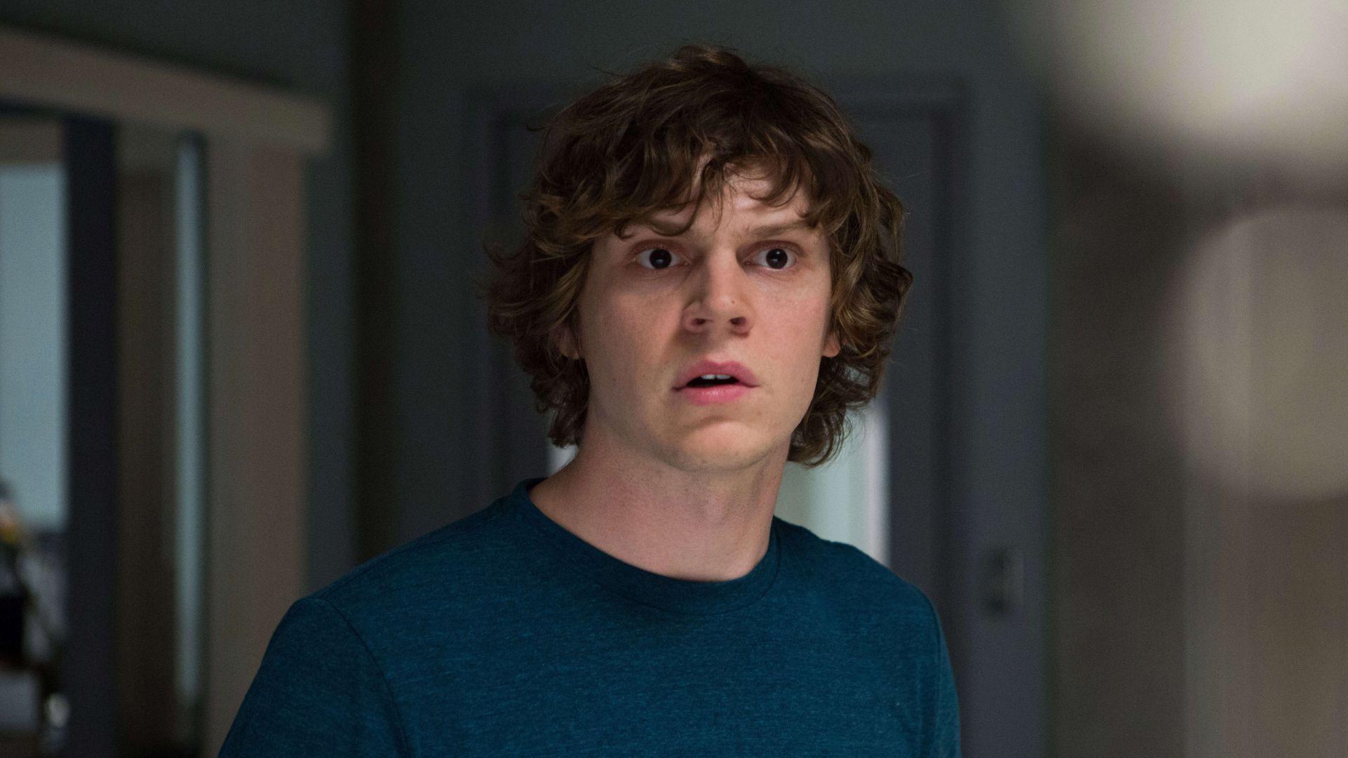 Evan Peters stars as a college student who returns home from a party with a hangover and a black eye in the new horror film 