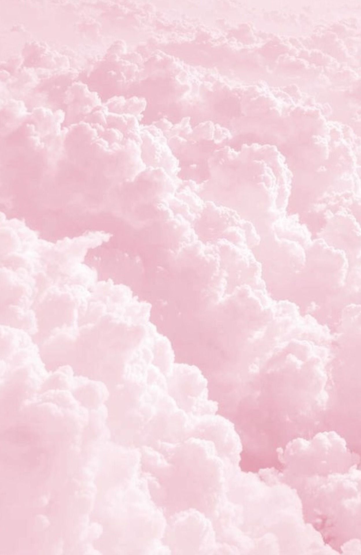 A pink sky with clouds in the background - Cute pink, pastel pink, pink, pink phone, blush, light pink, baby, hot pink, soft pink, cloud, pastel