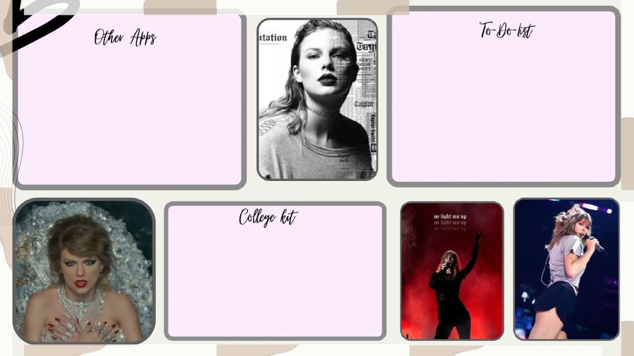 Aesthetic Laptop Wallpaper Inspired by (Taylor Swift) - Taylor Swift