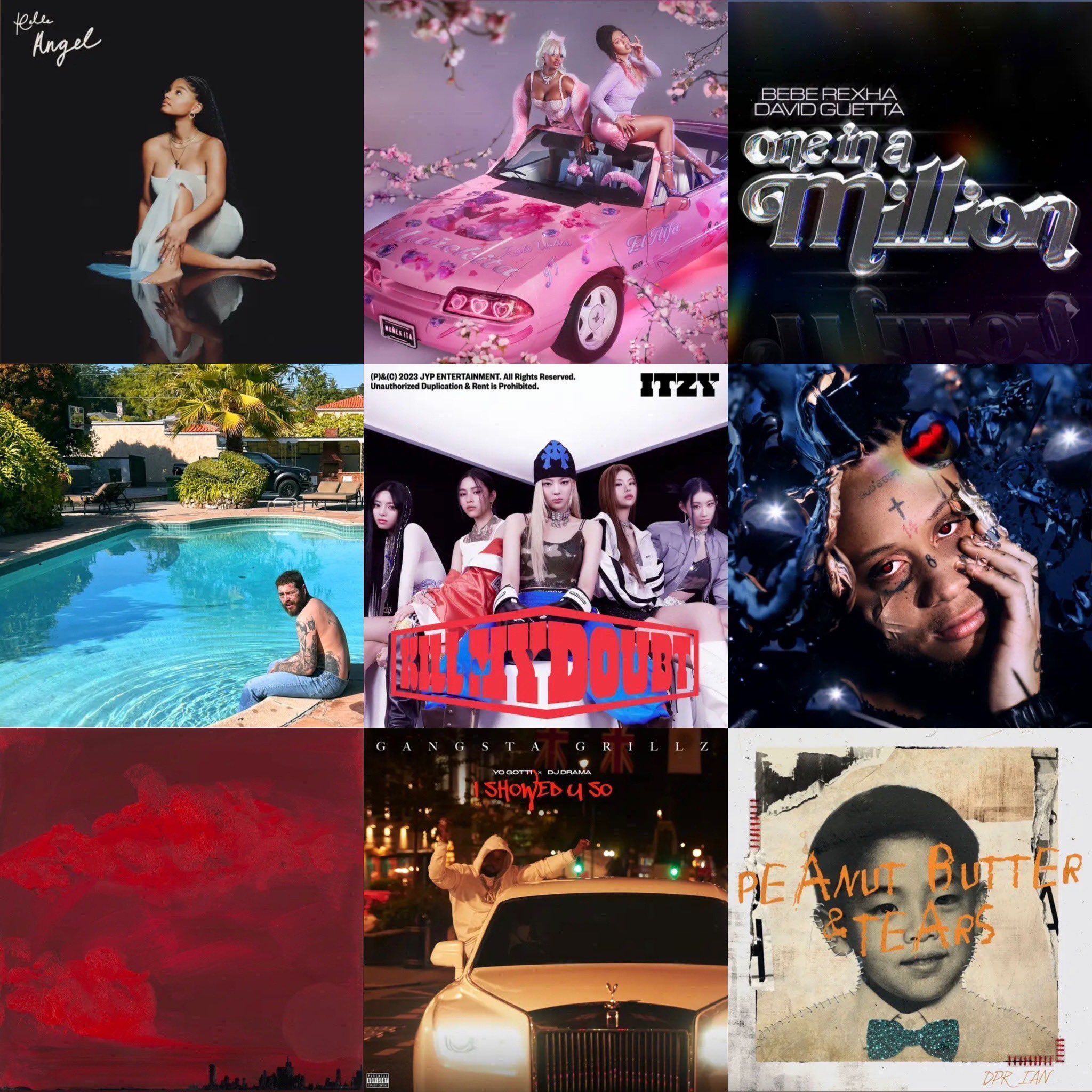 Are you streaming any of these new releases? #NewMusicFriday Halle Bailey Kali Uchis x El Alfa x JT of City Girls Bebe Rexha x David Guetta Post Malone (Bonus)