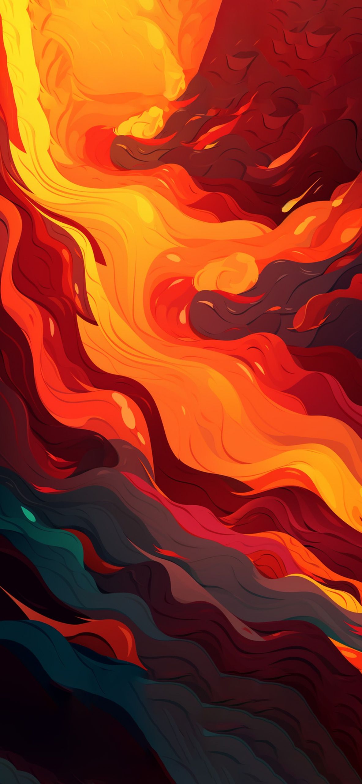 Fire iPhone 8 wallpaper - Abstract